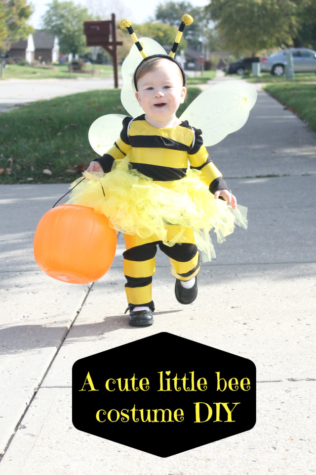 A cute little bee costume DIY – At Home with Sweet T
